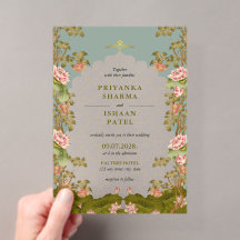 Mariage esthétique Floral Arc Indien