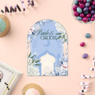 Invitations En Acrylique Mariage et festival Pretty Blue