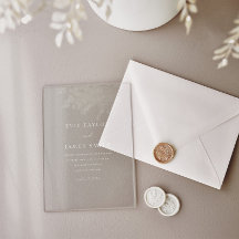 Mariage moderne classique minimaliste