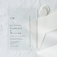 Mariage Monogramme minimaliste simple et moderne