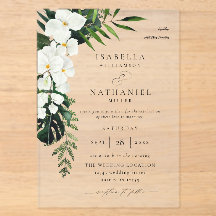 Mariage Tropical Palm & Fleur Blanche 2 V2