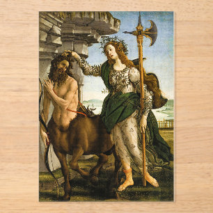 Invitations En Acrylique Pallas et le Centaure de Sandro Botticelli