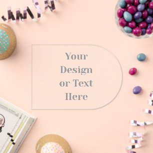 Invitations En Acrylique Personnalisable Votre conception ou texte ici Pers