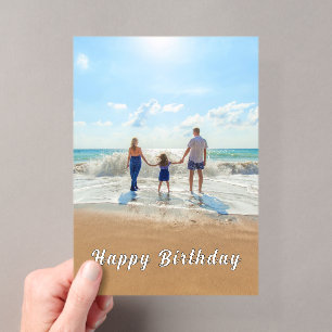 Invitations En Acrylique Personnalisé Personnalisé Votre Carte Photo Annive