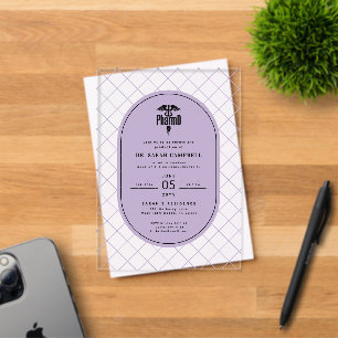 Invitations En Acrylique PharmD Docteur en pharmacie Motif de vérification