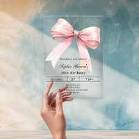 Pink bow anniversaire luxe clair