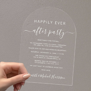Invitations En Acrylique Porte d'annonce de réception de mariage pour fête