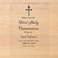 Première communion sacrée catholique simple QR min