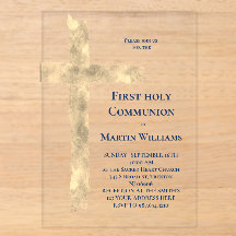 Première Sainte Communion fausse croix