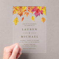 Russe chute Feuille Garland Mariage d'automne