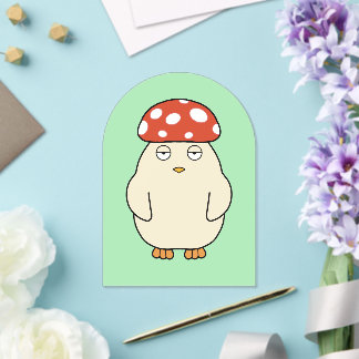Invitations En Acrylique Shroompey Chick