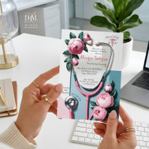 Stéthoscope Roses Roses Fleurs Roses Modernes Pour