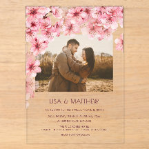  Transparent Cherry Blossom Photo Wedding