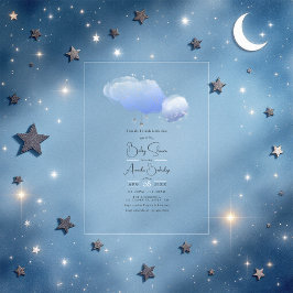 Invitations En Acrylique Twinkle Twinkle Little Star Baby shower