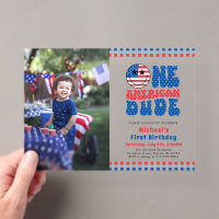 Un Américain 4 juillet Photo Premier Anniversaire