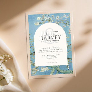 Invitations En Acrylique Vincent Van Gogh Floraison d'Amandier Mariage Flor
