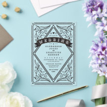 Vintage Western Pays QR Code Rustique Mariage