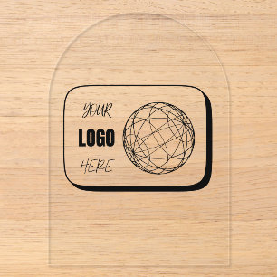 Invitations En Acrylique Votre logo ici