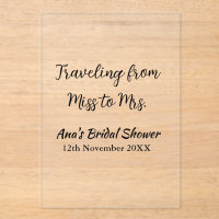 Voyager douche nuptiale ajouter nom date de manque