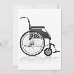 Invitations en fauteuil roulant