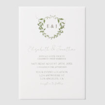 Botanical Wreath Earth Tone Wedding