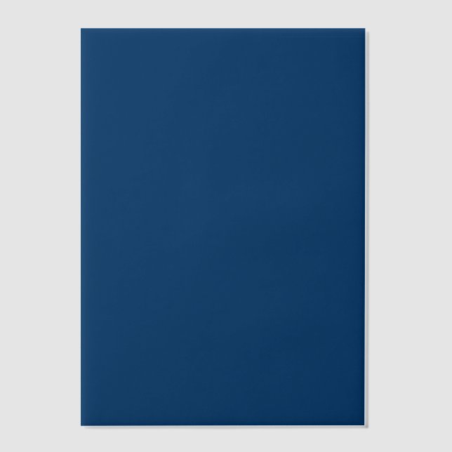 Invitations En Vélin Découpe de vellum bleu nuit - Élégant (Recto)