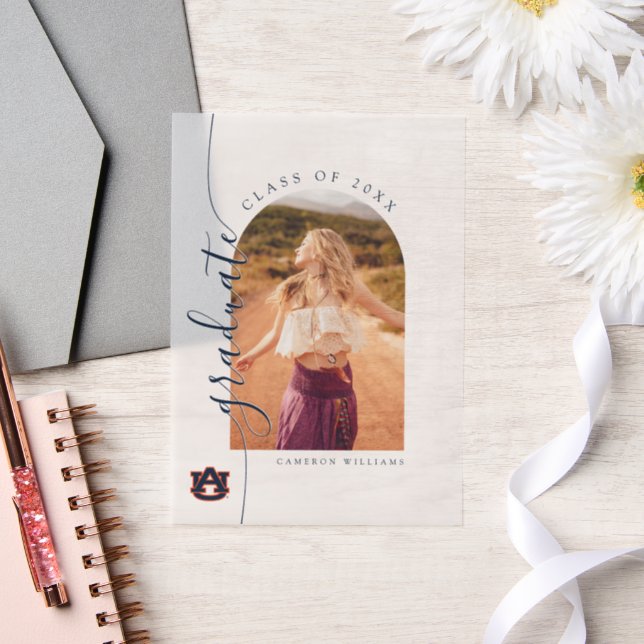 Invitations En Vélin Diplôme de l'Université d'Auburn - Auburn Tigers (Mariage)