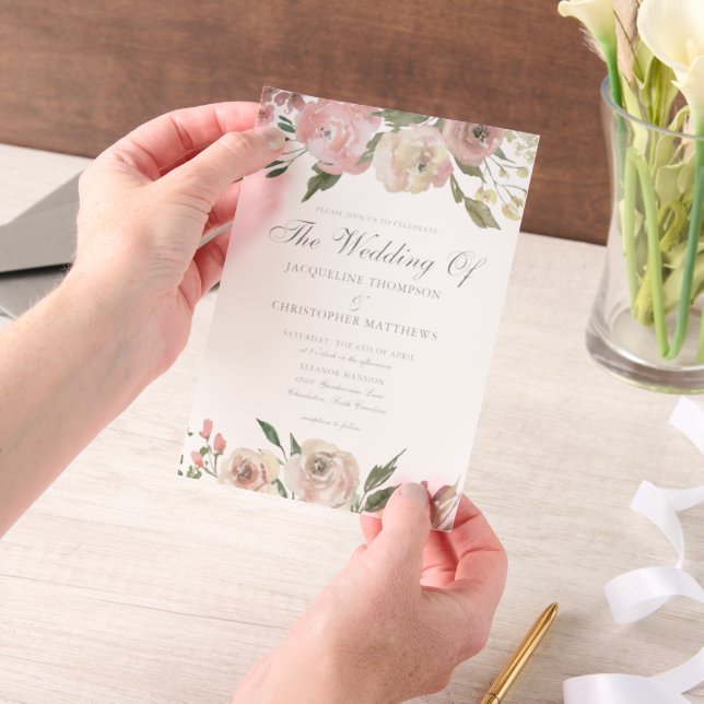 INVITATIONS EN VÉLIN É (Ordinateur de poche)