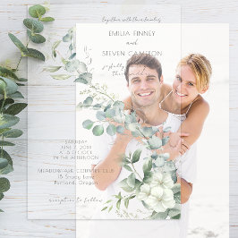 Invitations En Vélin Elégante verdure d'Eucalyptus