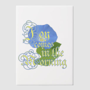 Invitations En Vélin Gloire du matin Joy Écriture