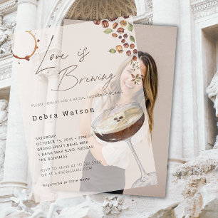 Invitations En Vélin Love Is Brewing Mariage Moderne