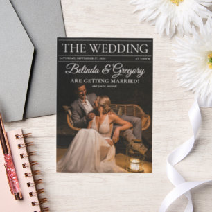 Invitations En Vélin Magazine Editorial Journal Photos Mariage Partie1