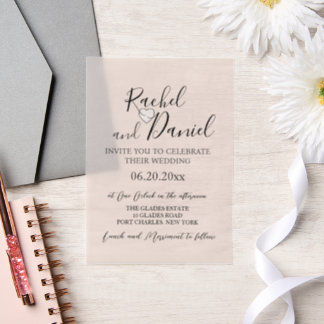 Invitations En Vélin Mariage d'aquarelle moderne Magnolia