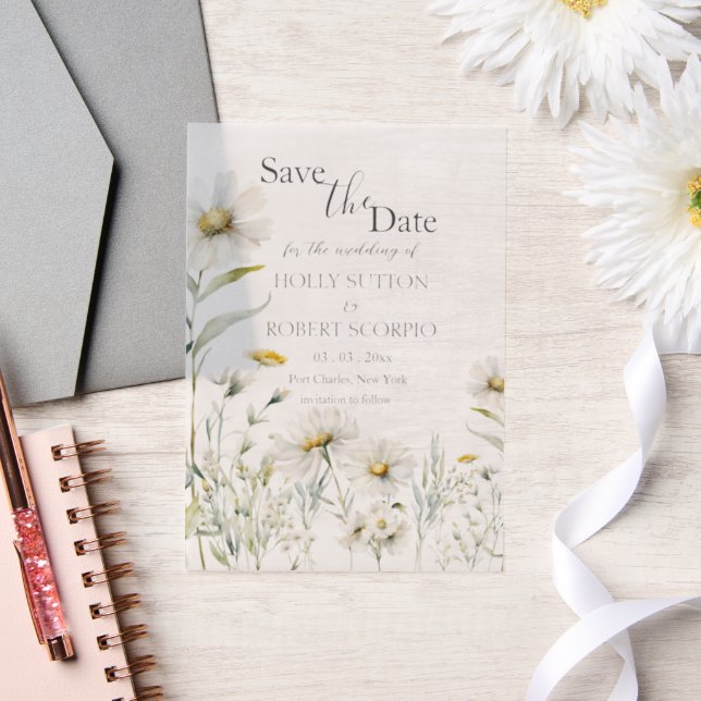 Invitations En Vélin Mariage de la marmite Enregistrer la date (Mariage)