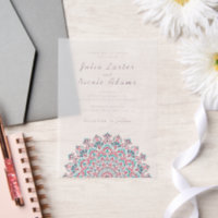 Mariage de Mandala de croissant aérien radieux