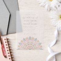 Mariage de Mandala rétro mexicain Terrain fleuriss