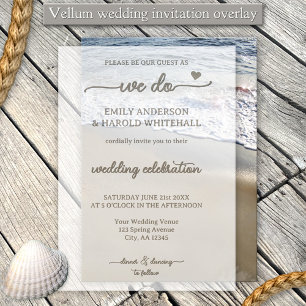 Invitations En Vélin Mariage élégant et moderne