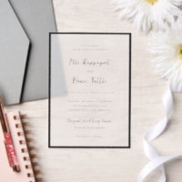 Mariage Minimaliste Typographie Moderne