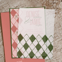 Moderne Vintage Emerald Green Jacquard confortable