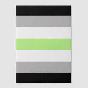 Invitations En Vélin SlipperyJoe's Agender Pride Drapeaux gay cadeaux L