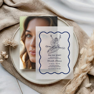 Invitations En Vélin Une dernière éclaboussure de fête de bachelorette