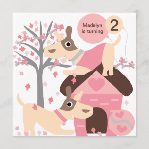 Invitations faites sur commande d'anniversaire de