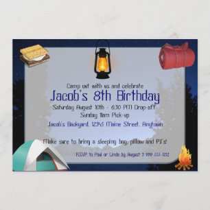Invitations faites sur commande de Camp-