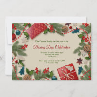 Invitations Festive Boxing Day
