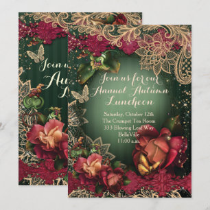 INVITATIONS FÊTE D'AUTOMNE