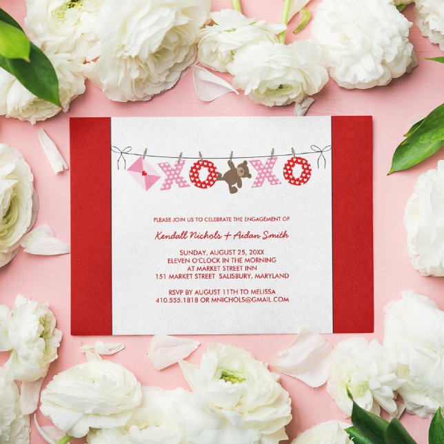 Invitations fêtes de fiançailles (Créateur téléchargé)