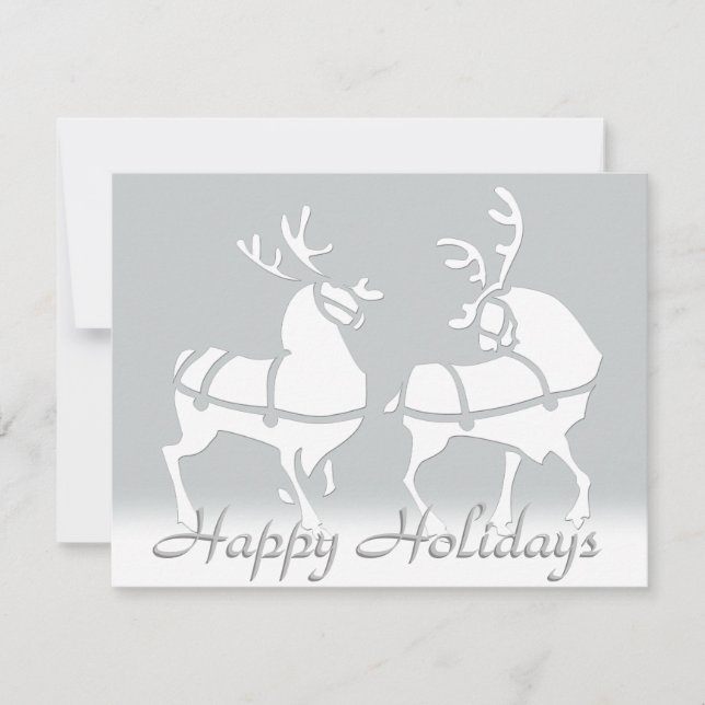 Invitations fêtes de Noël Cartes de fin de année p (Devant)