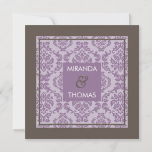 INVITATIONS fiançailles :: couleurs damas 7