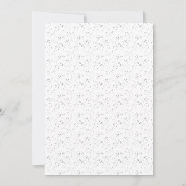 Invitations | Floral Vine – Élégant Minimaliste (Devant)