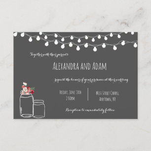 Invitations florales de mariage de tableau